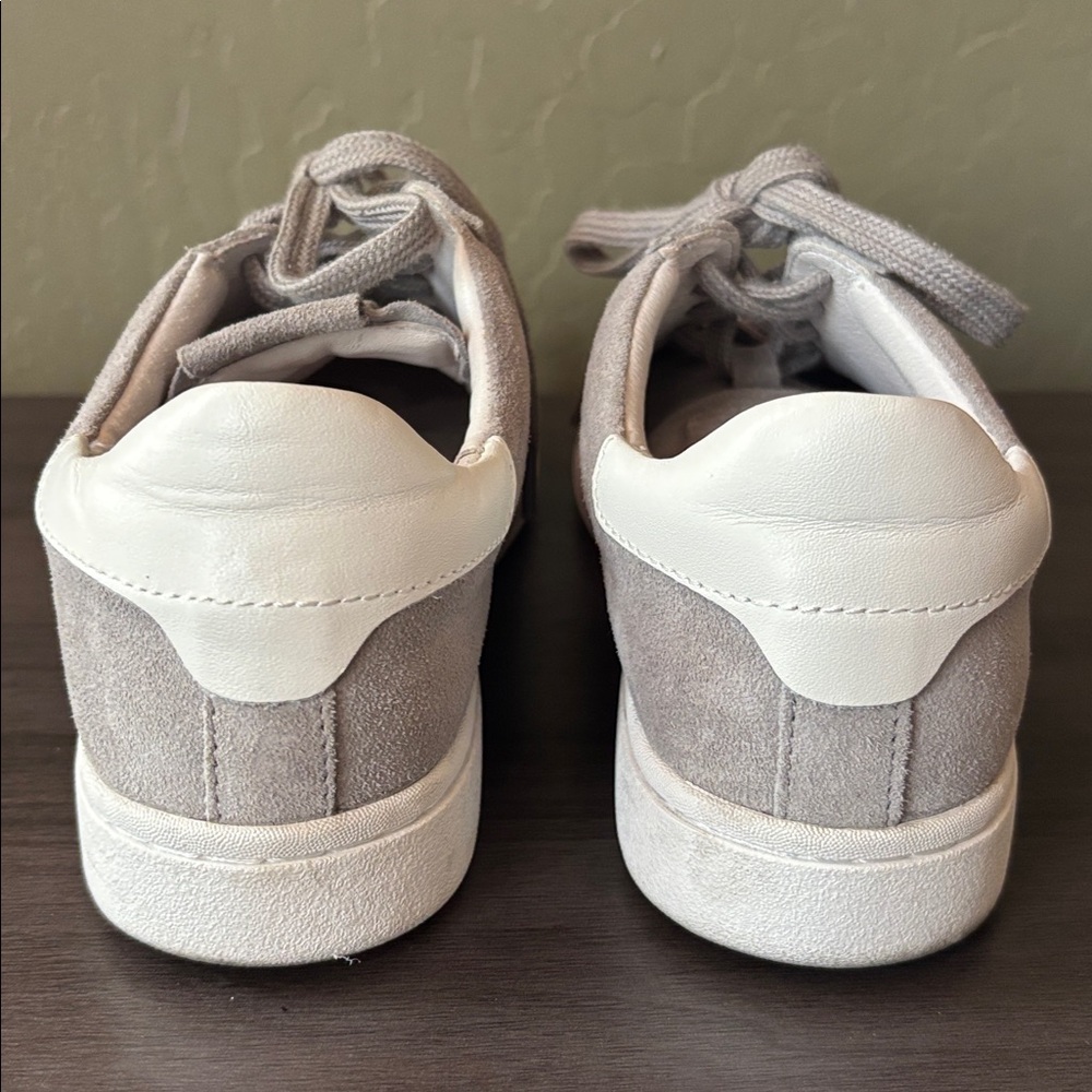 Sofft Ruby Retro Gray Suede Leather Sneakers Size… - image 4
